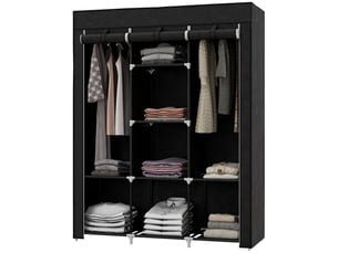 Armoire 0 porte(s) 0 tiroir(s) <strong>BIQZUYA</strong> <strong></strong> coloris noir largeur 125 cm
