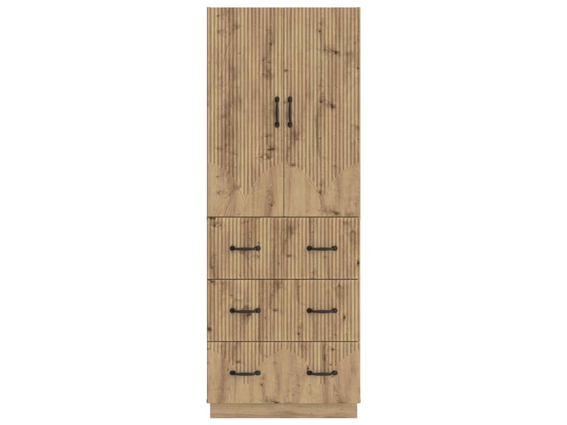  Ensemble de meubles 2 pcs, rangement de salon 66 x 34,5 x 87 cm bois d'ingénierie shl3386  - Conforama E