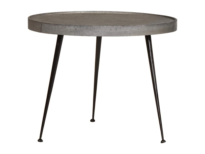  Table basse 3 pcs - table de salon - table à thé en bois composite argenté  - Conforama C