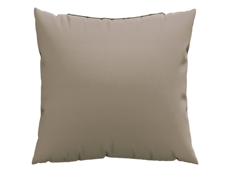  Lot de 4 coussins de canapé, coussins décoratifs taupe 40x40 cm tissu cf59244  - Conforama C