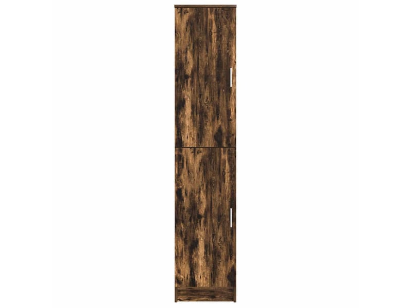 Buffet - haut armoire chêne fumé 35 x 39 x 168 cm  - Conforama D