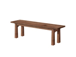 Banc  coloris marron <strong>TRIBESIGNS</strong> <strong></strong> - 140 cm