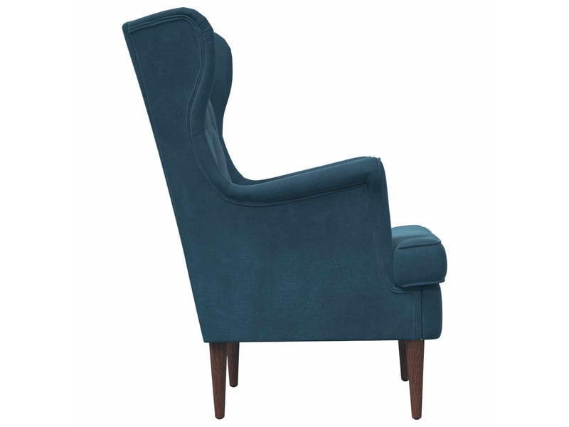  Vidaxl fauteuil bleu velours  - Conforama E