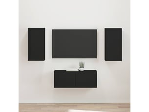 Meuble tv coloris noir 78.5 cm <strong></strong>  <strong></strong>