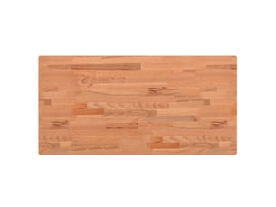 Comptoir de salle de bain, plan de travail 80x40x1,5 cm bois massif de hêtre cf65765