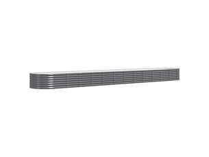 Jardinière - lit surélevé de jardin acier galvanisé anthracite