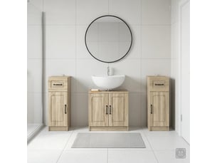 Ensemble de meuble de salle de bain 3 pièces utrecht cf63507