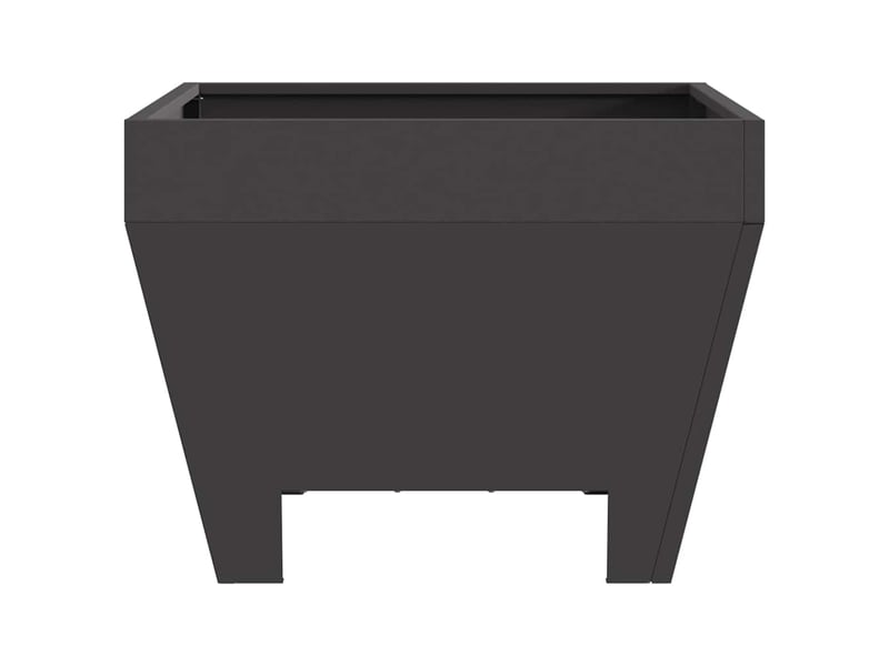  Brasero exterieur, foyer noir 50x50x38 cm acier patiné  - Conforama E