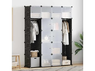 Armoire     <strong></strong> <strong></strong> coloris noir largeur 146 cm