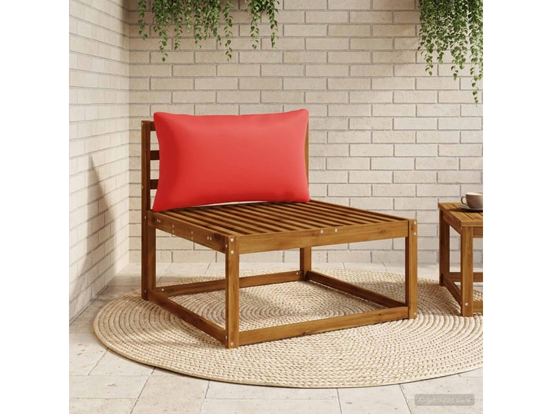  Coussin de dos, coussin de dossier 1 pièce putten 100 % polyester rouge cf54438  - Conforama B