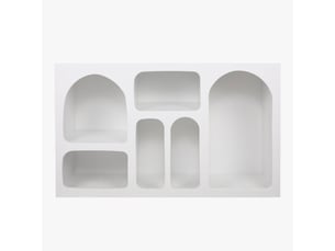 Console 0 tiroir(s)  coloris blanc <strong>MOBILIER DECO</strong> <strong></strong>