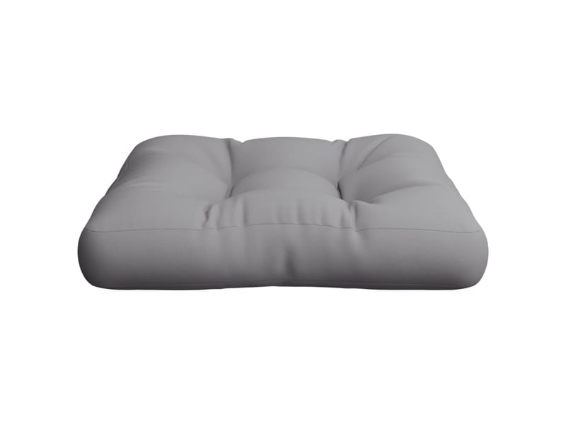  Coussin de palette, coussin de chaise, coussin de canapé gris 50x50x12 cm tissu cf55348  - Conforama E