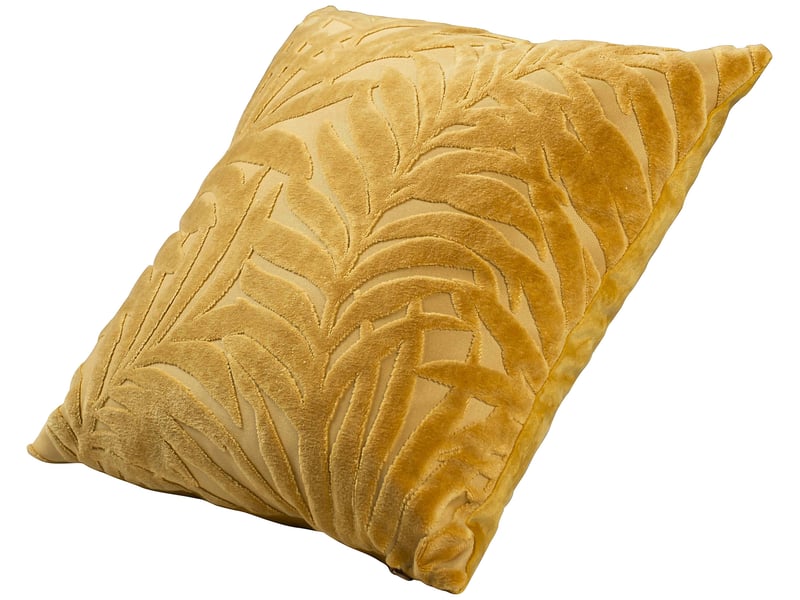 Coussin 40x40 cm NATURA coloris moutarde - Conforama B