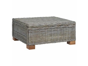 Table basse rectangulaire coloris gris  