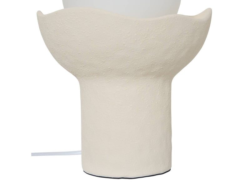  Lampe obine boule h.29,5cm beige OBINE - Conforama C