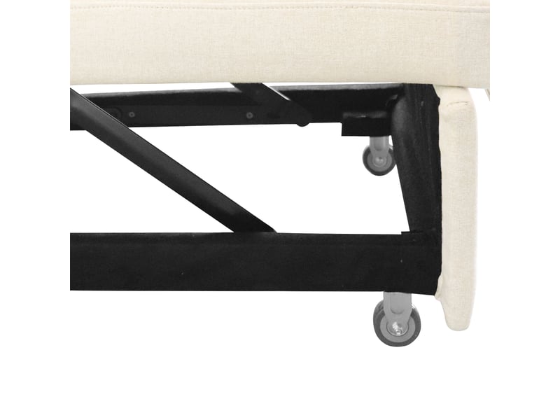 Canapé-lit 2 places 3-en-1, dossier réglable, USB, poches d’accoudoirs et coussins - Conforama E
