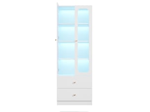 Meuble tv coloris blanc 35 cm WISHDOR
