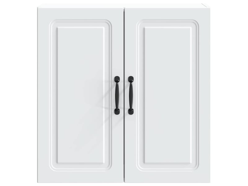  Armoire murale salon, meuble de rangement 59 x 31 x 60 cm bois d'ingénierie blanc shl2394  - Conforama D