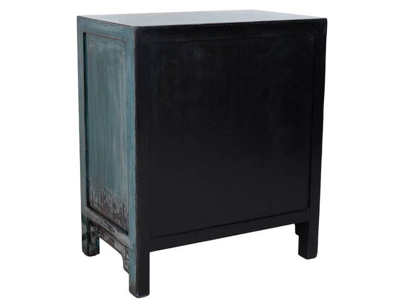  Commode en bois bleu 62x40x74 cm h  - Conforama D