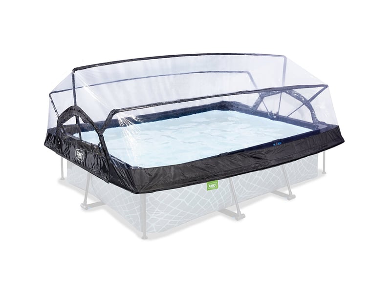 Dôme pour piscine tubulaire rectangulaire 2,20 x 1,50 m - exit toys - Conforama A