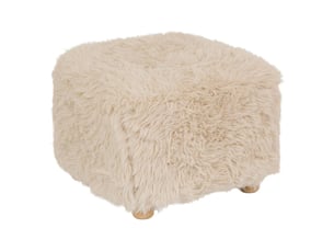 Pouf / repose pied ATMOSPHERA CRÉATEUR D'INTÉRIEUR  beige