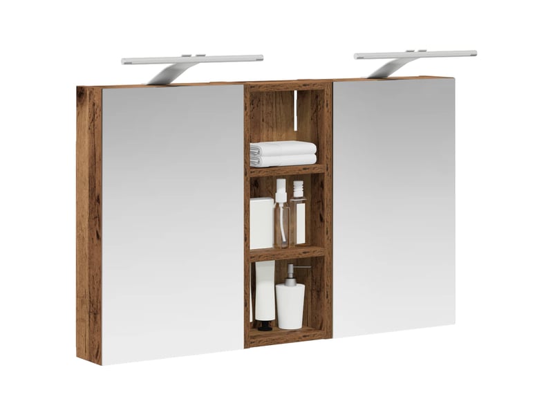 Ensemble de meubles de salle de bain 3 pcs 80x10.5x50 cm shl6394 - Conforama C