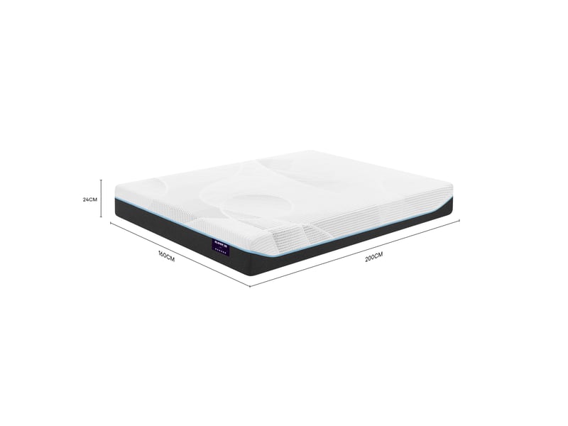  Matelas Ressorts + latex 160x200 cm  - Conforama H