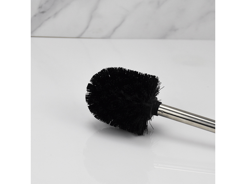  Brosses de rechange pour toilettessalle de bainwc, têtes de brosse de nettoyage avec manches en acier inoxydable, lot de 2, noires.  - Conforama D