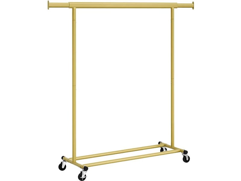  Échelle pliante design moderne ajustable 45 x 92 x 132 cm capacité 100 kg en acier doré clair 12_0011207  - Conforama A