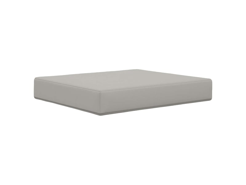 Coussin de canapé d'extérieur, coussin de chaise polyester gris 60 x 50,5 cm cf54085 - Conforama D