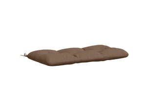 Coussin de banc, coussin d'assise, coussin de canapé vianen 100 % polyester taupe 100 x 60 x 12 cm cf53994