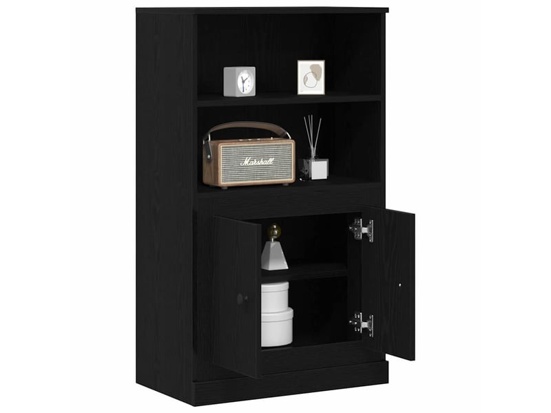  Buffet - highboard chêne noir 60 x 35.5 x 103.5 cm bois d'ingénierie  - Conforama C