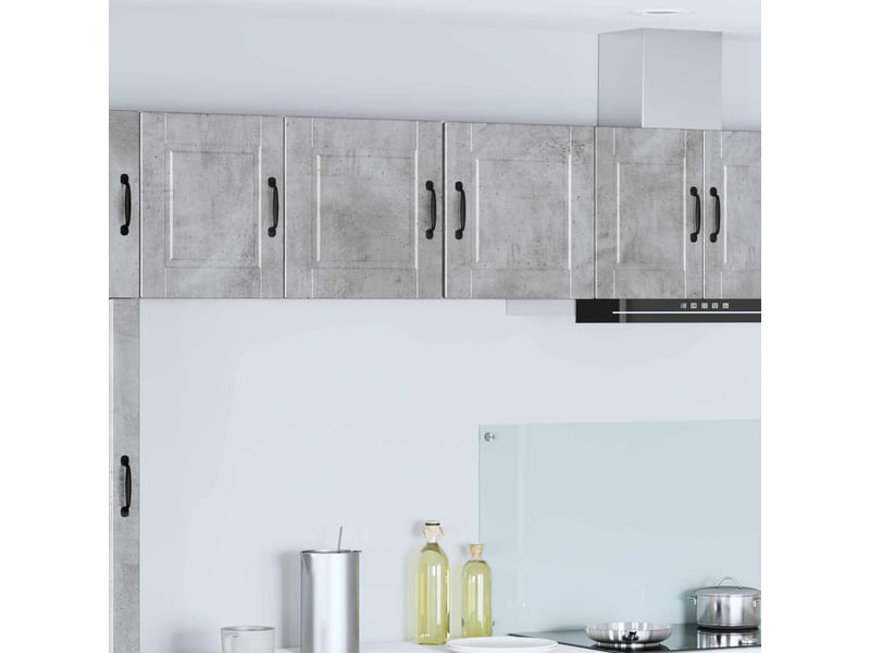  Armoire de cuisine gris béton 40x31x40cm bois d'ingénierie shl1517  - Conforama B
