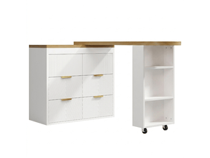 Bar coloris blanc <strong>URBAN MEUBLE</strong> <strong></strong> - 203 cm