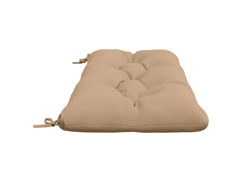 Lot de 2 coussins de banc, coussins d'assise vianen 100 % polyester sable cf57669  - Conforama D