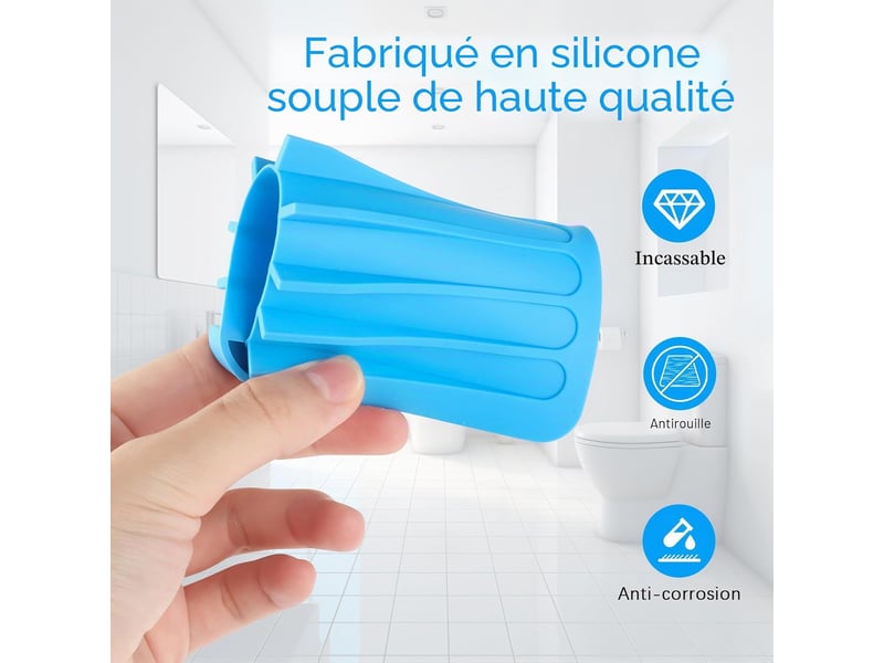  4pcs porte savon,support savon， silicone avec drain de vidage，porte savon douche，plateau à savon,pour salle de bain cuisine compteur，voyage  - Conforama A