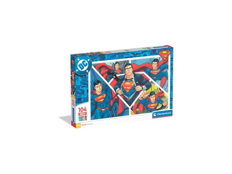  Puzzle maxi 104 pieces superman dc comics 62 x 42 cm CLE8005125250226 - Conforama A