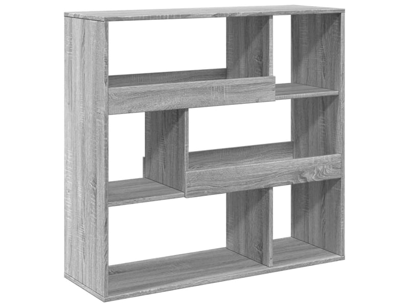  Bibliothèque, séparateur de pièce sonoma gris 100x33x94,5 cm  - Conforama D