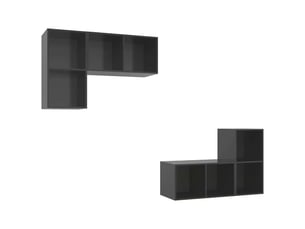 Meuble tv coloris gris  <strong></strong>  <strong></strong>