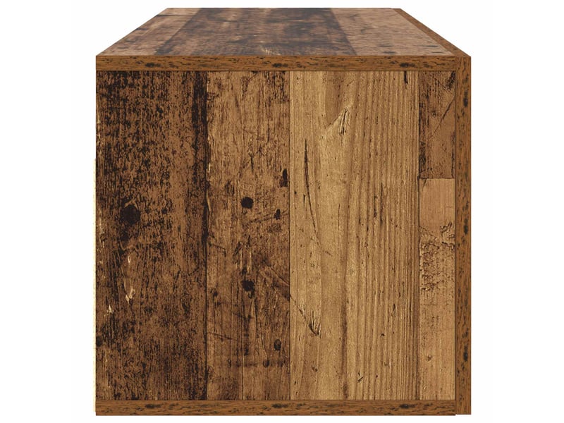  Meuble mural salon bois ancien 100 x 36,5 x 35 cm bois d'ingénierie shl211  - Conforama E