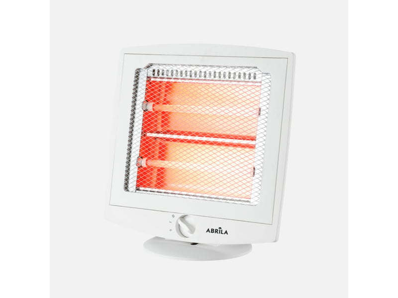  Fabrilamp gordon chauffage radiant à quartz 600 w, 2 puissances, blanc, 29 × 29 × 16 cm 280820601 - Conforama A