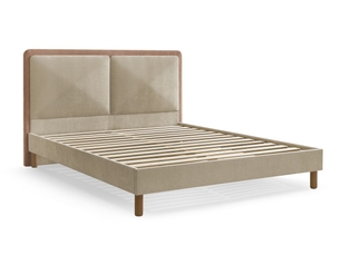 Lit 2 places 160x200 cm BOBOCHIC  MARA coloris rose