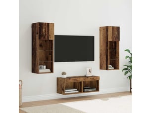 Meuble tv coloris bois clair  <strong></strong>  <strong></strong>