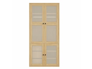 Armoire battante <strong></strong> <strong></strong> coloris bois clair largeur 90 cm