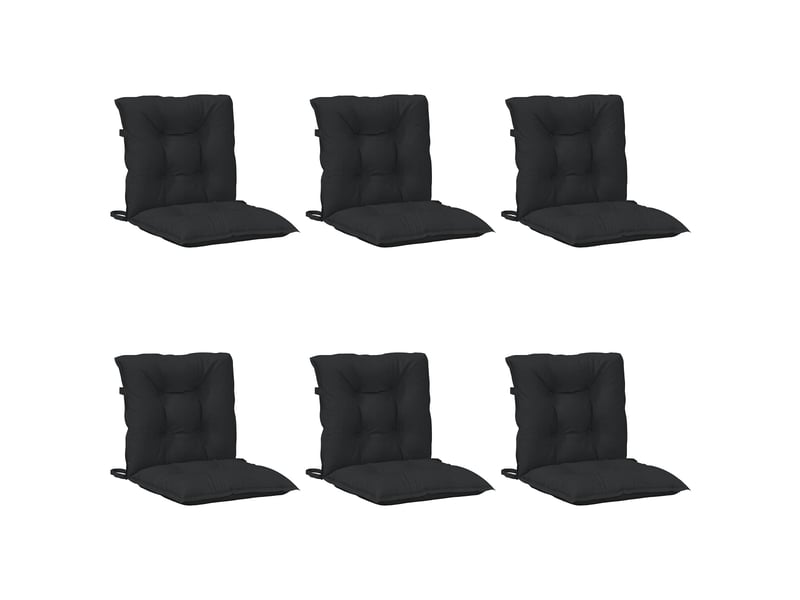  Ensemble de coussins pour chaise à dossier bas 6 pc polyester cf60914  - Conforama A
