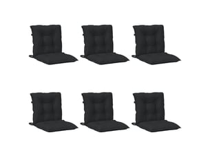 Ensemble de coussins pour chaise à dossier bas 6 pc polyester cf60914