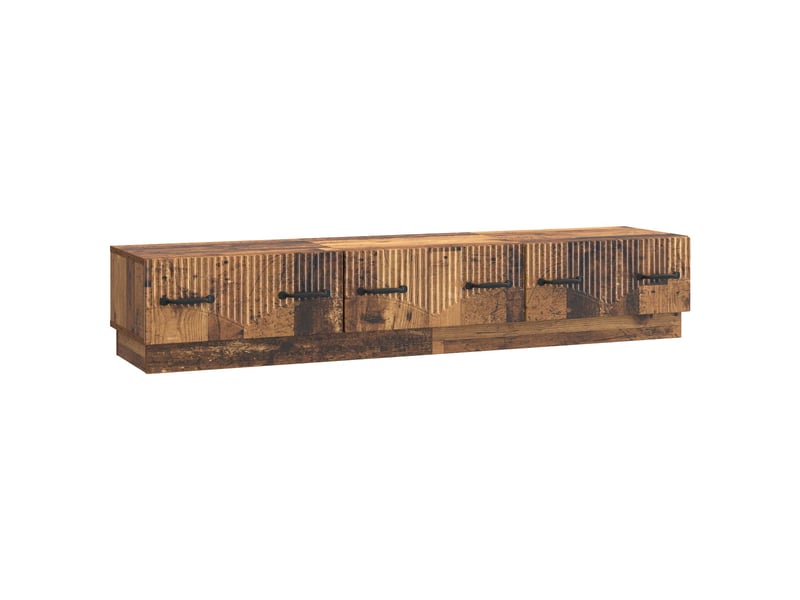  Meuble tv - banc tv - meuble de rangement bois ancien 147 x 34,5 x 27 cm bois d'ingénierie  - Conforama A