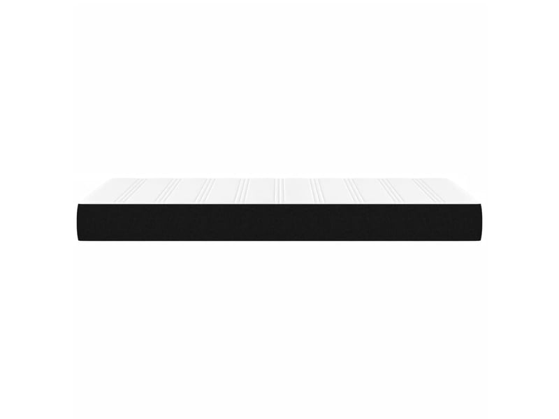  Matelas de lit à ressorts ensachés fermeté moyenne noir 120x190x20 cm tissu  - Conforama D