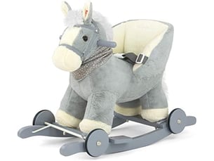 Porteur cheval polly gris