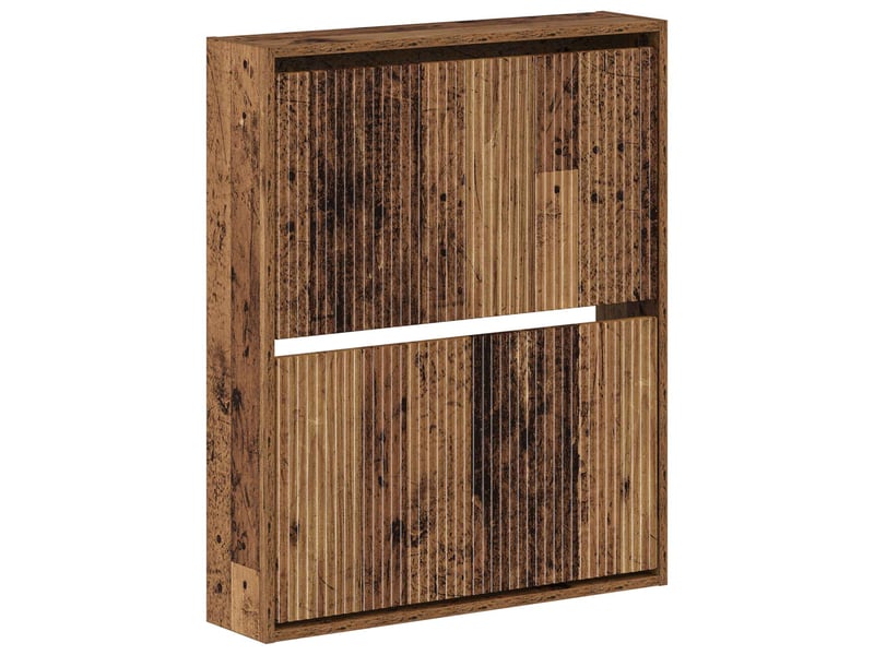  Meuble à chaussures mural, armoire à chaussures arnhem 71x17x86 cm bois ancien  - Conforama A